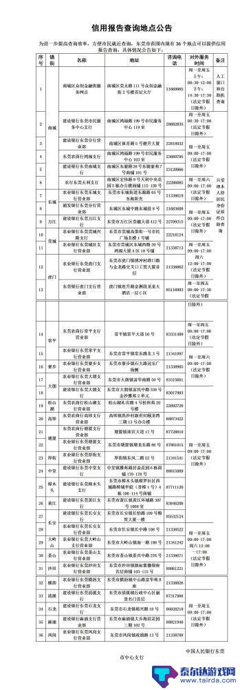 东莞手机上如何查看报告 东莞征信报告查询渠道