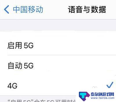 苹果手机4G5G怎么设置 苹果手机5G设置方法