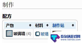 泰拉瑞亚玻璃墙怎么合成 《泰拉瑞亚》玻璃墙壁怎么合成