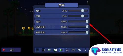 泰拉瑞亚怎么改音效 泰拉瑞亚手游如何调节音效音量