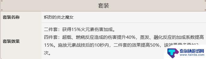 原神渡火者有用吗 原神渡火套适合哪个角色