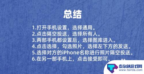 苹果手机多平台传图怎么弄 如何将苹果手机中的照片传输到另一部苹果手机上