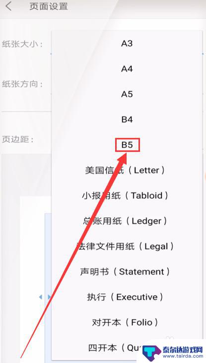 手机上如何查看纸张设置 手机WPS页面纸张大小设置方法