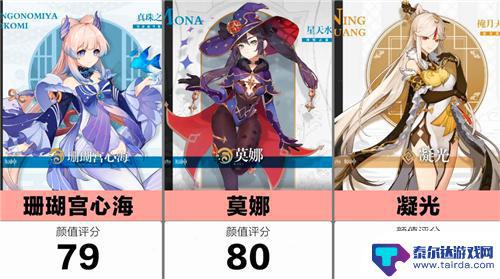 原神的美女角色 原神最美女角色排名2021年