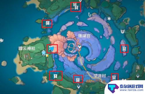 原神海祈岛奇怪的图案 原神海祗岛奇怪的标记位置怎么找