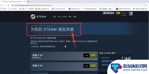 steam钱包随意冲 Steam钱包充值任意金额教程