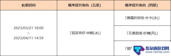 原神下轮卡池 《原神》3.5下半卡池时间及祈愿内容介绍