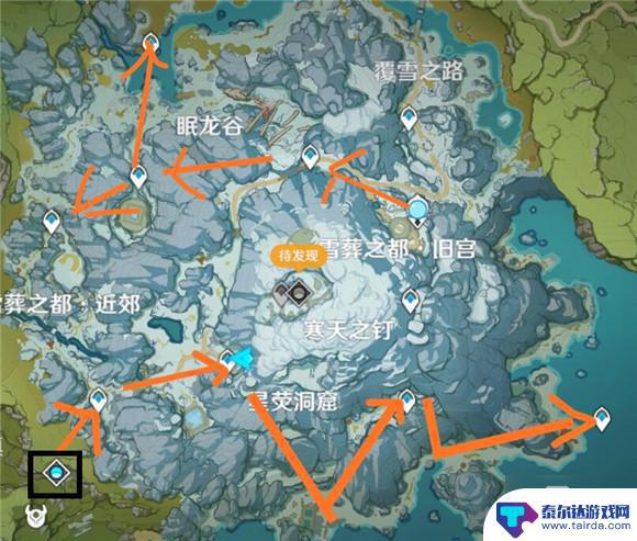 原神雪山锚点路线 原神雪山锚点解锁路线推荐