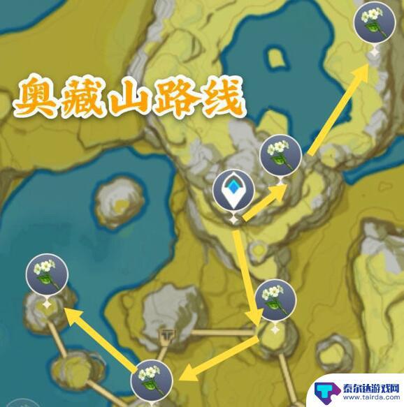 原神清风 原神清心采集地图分享