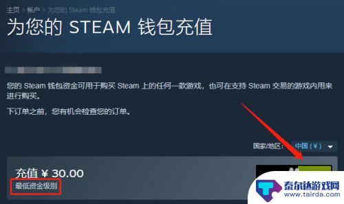 steam支付条件 低于30元的Steam钱包充值教程