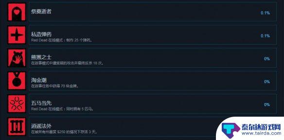 荒野大镖客2steam隐藏成就 steam版《荒野大镖客2》成就奖杯汇总