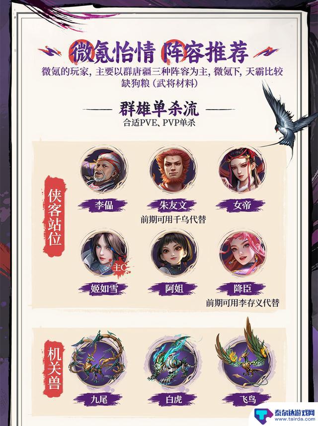 新手玩家必看!《不良人》破局阵营推荐及核心攻略