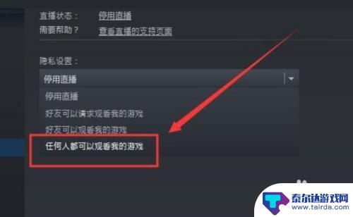 steam直播权限怎么开 Steam如何进行直播