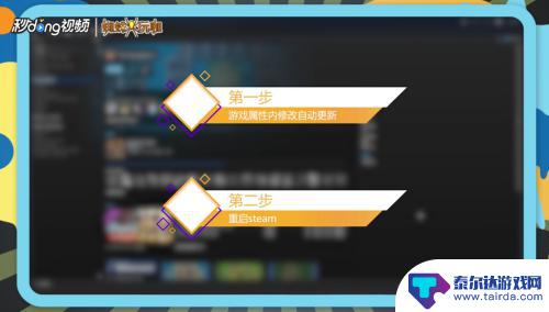 从steam激活的游戏怎么更新 Steam游戏更新教程