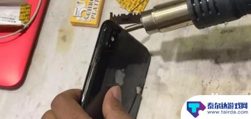 苹果手机后玻璃怎么拆 iPhoneX换后盖玻璃步骤