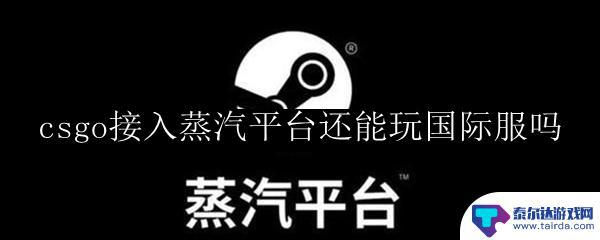 csgo接入蒸汽平台对其他游戏有影响吗 csgo接入蒸汽平台后还能不能玩国际服