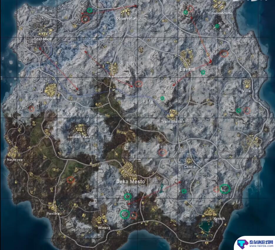 pubg维寒迪保安室 绝地求生雪地地图保安室隐藏在哪里