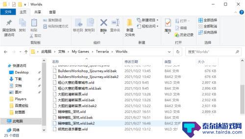 泰拉瑞亚开局存档 泰拉瑞亚存档文件夹路径
