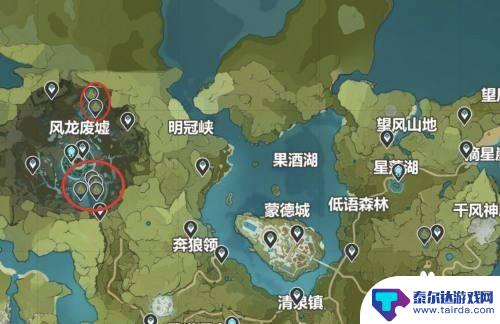 原神珉林青蛙 原神青蛙分布地图