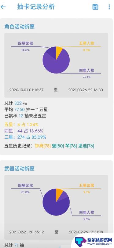 手机怎么查原神抽卡记录 手机原神抽卡记录查询方法